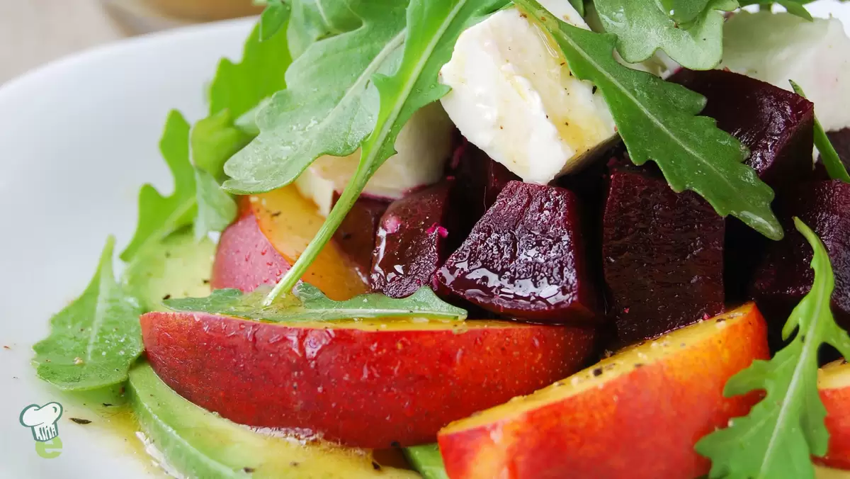 Heart Healthy Roasted Beet and Nectarine Salad