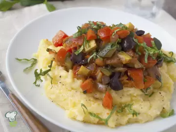 Vegetable Medley with Polenta