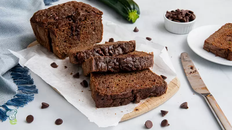 Heart Healthy Chocolate Zucchini Bread